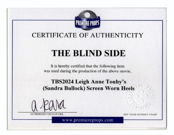 Sandra Bullock Screen-Worn High Heels From Her Academy Award-Winning Role in ''The Blind Side''
