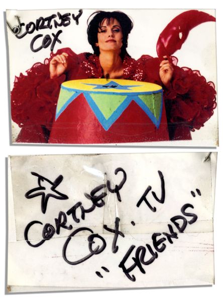 Courtney Cox Worn Red Bolero Costume From ''Friends''