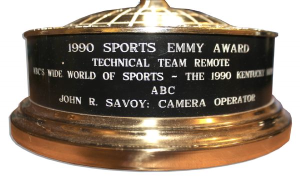 Sports Emmy Awarded to ''ABC's Wide World of Sports'' Camera Operator John Savoy for That Program's Coverage of the 1990 Kentucky Derby
