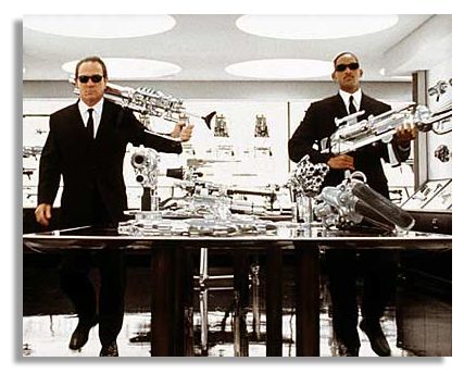 Tommy Lee Jones & Will Smith ''Men in Black II'' Archive -- Their Screen-Worn Suits & Massive Stunt Weapons