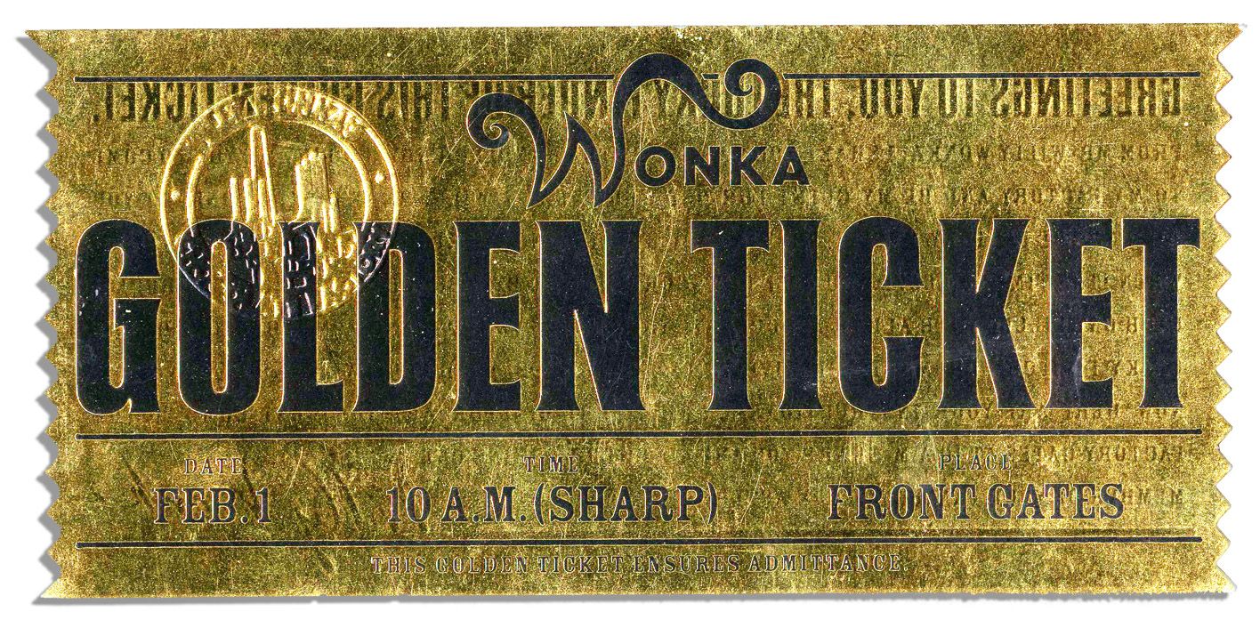 maquette golden ticket