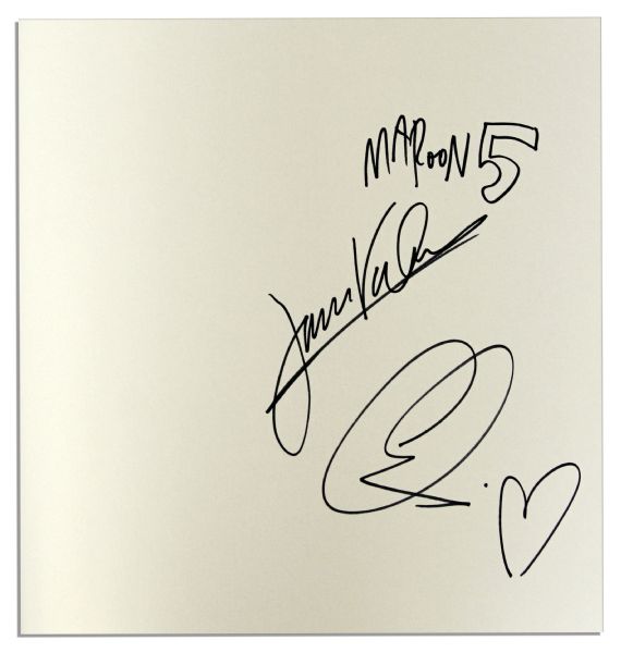 Fantastic 2013 Grammy Awards ''Green Room'' Autograph Book -- Signed by 70+ Celebrities Including Beyonce, Adele, Elton John, Sting, Jay-Z, Alicia Keys, Rihanna, Jack White, Taylor Swift, Etc.