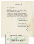 Scarce Elizabeth Taylor 1949 Contract Signed as a 17-Year Old -- Regarding a Betty Crocker Radio Program Appearance