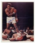 Iconic Muhammad Ali Signed Photo -- From Controversial Ali vs Liston Fight