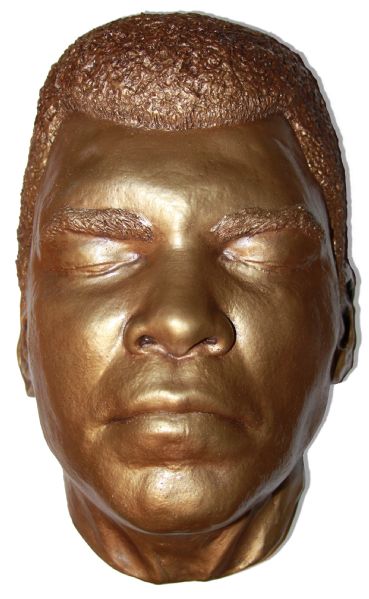 Muhammad Ali Life Mask -- Cast From the Face of the World's Greatest Fighter -- Limited Edition -- Full Scale 1 To 1