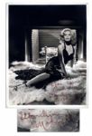 1940s Screen Siren Marilyn Maxwell 8 x 10 Signed Photo -- Dear Vernon / Cordially - Marilyn Maxwell -- Matte Photo -- Near Fine