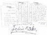 Josephine Baker Autograph Letter Signed -- ...the cat can stay in the kitchen - pay attention to her that she does not chase the animals - birds, etc. Pay attention to Fifi as well...