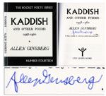 Allen Ginsberg Signed Copy of Kaddish & Other Poems