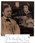 Academy Award Winner Vivien Leigh Signed Program for Chekhovs Ivanov -- 1966 NYC Production -- Excellent Signature