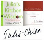 Julia Child Signed First Edition of Julias Kitchen Wisdom