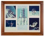 Apollo 9 Photo Montage Featuring All Three Astronauts Signatures
