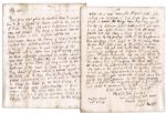 Scarce Jonathan Swift Autograph Letter Signed -- ...the poor Doctor hath given up his school in town to his great loss...continuing in uneasyness and suspense till your Letter comes...