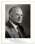 Herbert Hoover Signed 8 x 10 Photo