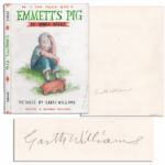 Garth Williams Drawing For The Cover Art of Emmetts Pig -- Signed by Williams on Verso