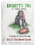 Garth Williams Drawing For The Cover of Emmetts Pig -- With an Initialed Note in His Hand Regarding Changes For The Next Draft