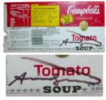 Andy Warhol Signed Iconic Campbells Soup Label -- With PSA/DNA COA