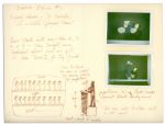 Jim Henson 1974 Muppets Character Sketch -- Henson Pitches His Muppets Before They Got Their Own Television Show -- Includes Two Polaroids of Henson Posing With the Snerf Puppets