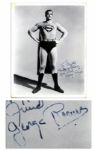 George Reeves Signed Photo as Superman -- The First On-Screen Portrayal of the DC Hero -- With PSA/DNA COA