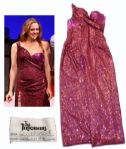 Alicia Silverstone Stage-Worn Sequin Gown From The Broadway Production of The Performers
