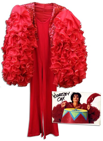 Courtney Cox Worn Red Bolero Costume From ''Friends''
