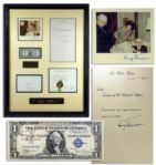 President Harry Truman $1 Bill Signed -- The Buck Stops Here! President -- Scarce