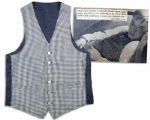 Iconic Vest Worn by a Young Truman Capote -- Capote Posed in This Vest in a Controversial Photo Published in Other Voices, Other Rooms