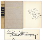 Ernest Hemingway Signed Men Without Women -- Dedicated in His Hand to the Son of Renowned Actress Helen Hayes