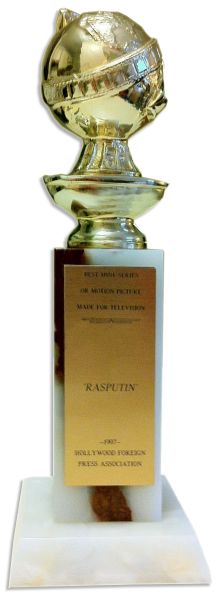 Movie of the Week Golden Globe Award for 1997 TV Miniseries The Rasputin