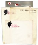 Captain Kangaroo Letterhead With Caricature -- Lot of 7 Sheets of Custom Stationery -- Circa 1955-1959