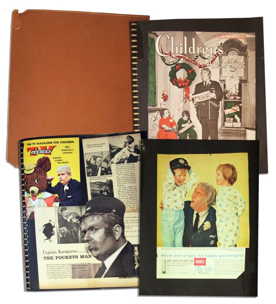 Bob Keeshan's Personally Owned Scrapbook Documenting His Captain Kangaroo Show From 1958-1963 -- Newspaper & Magazine Articles -- ''Television And Your Child's Future''