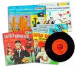 Captain Kangaroo Lot of 6 Audio Records -- 45s From 1957 & 1959 Including Theme Song