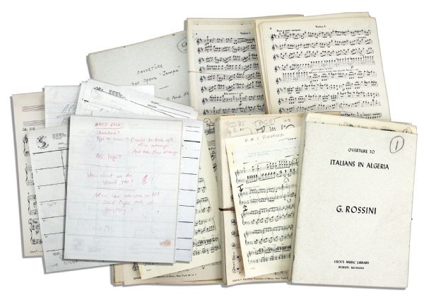 Sheet Music From Captain Kangaroo 1959-1960 ''Fun With Music'' Live Tour