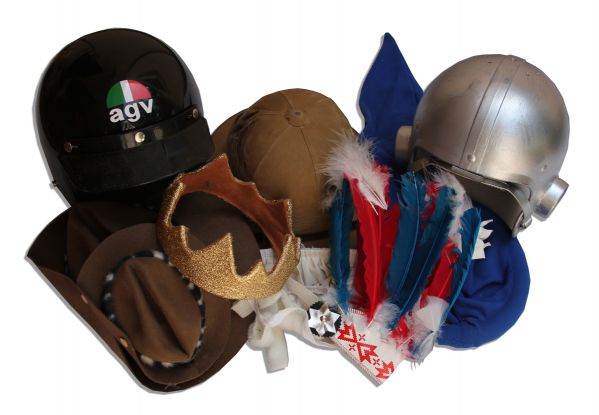 Captain Kangaroo Screen-Worn Lot of 7 Costume Hats -- With Two Additional Puppet-Size Hats