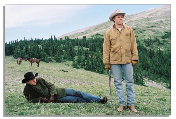 Heath Ledger's Worn Outfit From ''Brokeback Mountain'' -- Iconic Wardrobe of Levi's Jeans & Ranch-Hand Gloves