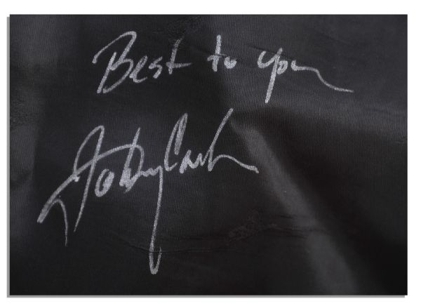 Johnny Cash Personally Owned Blazer Signed By ''The Man in Black'' Himself