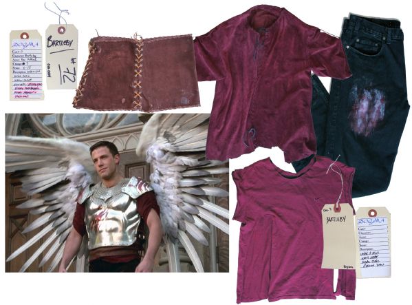 Ben Affleck Screen-Worn Costume From the Climactic Ending of ''Dogma'' -- With Kevin Smith COA