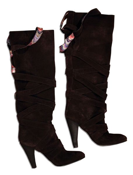 Beyonce's Screen-Worn Boots From the 2009 Thriller  ''Obsessed''