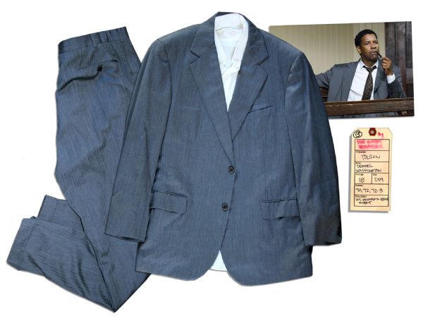 Denzel Washington Screen-Worn Suit From Inspirational Drama ''The Great Debaters''