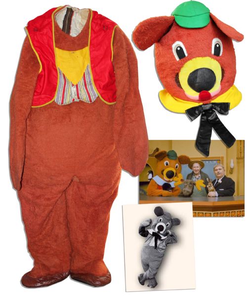 Screen-Worn Dancing Bear Suit From Captain Kangaroo  -- Full Head & Body Costume of the Beloved Giant Puppet