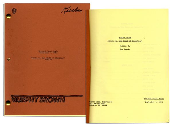 Captain Kangaroo Script For His Appearance on ''Murphy Brown'' in 1994