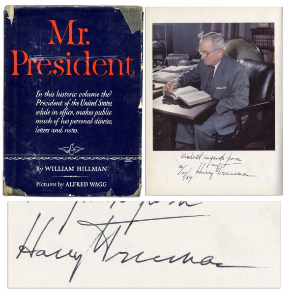 Harry S. Truman Signed Copy of ''Mr. President'' -- With PSA/DNA COA