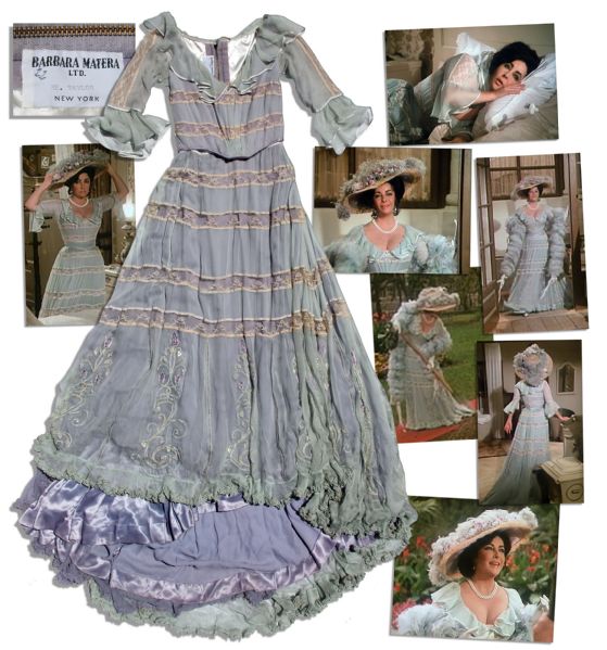 Elizabeth Taylor Screen-Worn Gown From the Film Adaptation of the Hit Stephen Sondheim Musical, ''A Little Night Music''