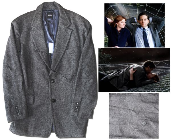 Tobey Maguire's Jacket From ''Spider-Man 3'' -- Slashed Across Chest For Action Scene