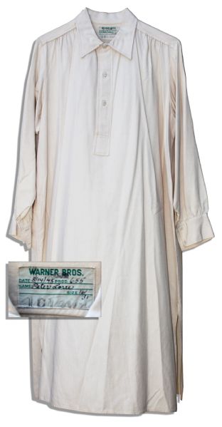 Peter Lorre Costume Nightgown From the 1946 Film ''Three Strangers''