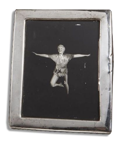Mary Martin Silver R. Carr Picture Frame Displaying a Photo of Martin as ''Peter Pan''
