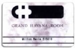 Milton Berles Grand Havana Room Card