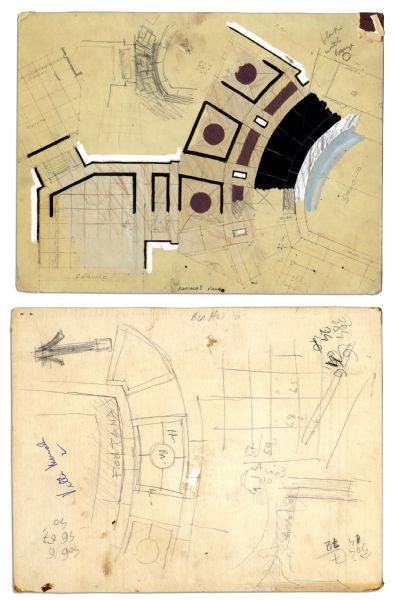 Ben-Hur Original Set Design Artwork -- The Sets Made For the Epic 1959 Film Were The Biggest Ever Created at the Time