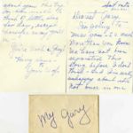 Lucille Ball Handwritten Letter -- ...Im going to miss you - so much more than you know...Ive been unable to think of little else for days, except how far away youll be...