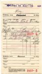 1956 Lucille Ball Receipt Signed -- During the I Love Lucy Years
