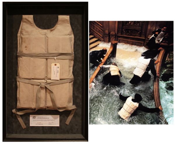 Life Vest Worn Onscreen in the 1997 Epic ''Titanic''